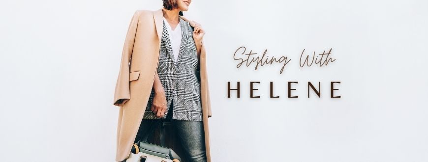 Yüksek Bel Yırtmaç Detaylı Cepli Dokuma Pantolon