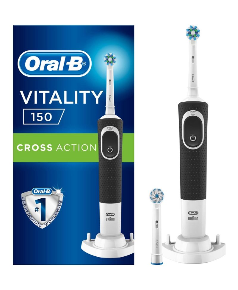 Oral-B Vitality D150 Şarj Edilebilir Diş Fırçası Cross Action+ 1 Yedek Başlık Oral-B Vitality D150 Şarj Edilebilir Diş Fırçası Cross Action+ 1 Yedek Başlık