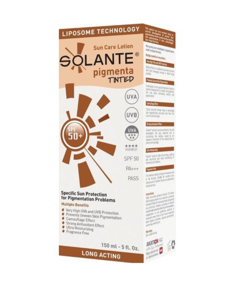 Solante Pigmenta Tinted Güneş Koruyucu Losyon Spf 50 150 ml Solante Pigmenta Tinted Güneş Koruyucu Losyon Spf 50 150 ml