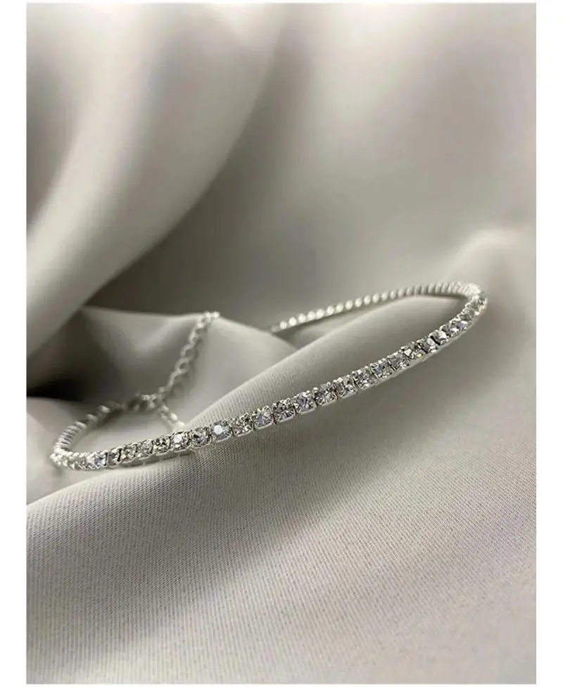 Everglow Jewelry Su Yolu Taşlı Choker Tasma Kolye